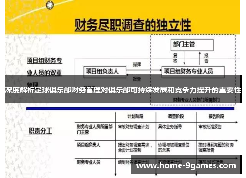 深度解析足球俱乐部财务管理对俱乐部可持续发展和竞争力提升的重要性